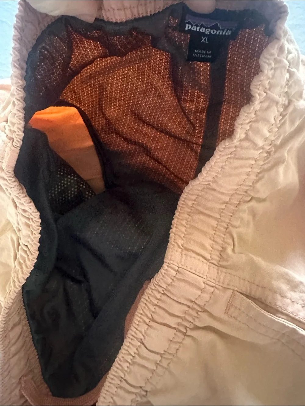 Patagonia Kids Golden-Tan Swim Trunks